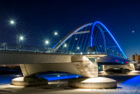 Lowry Avenue Bridge and Frozen River