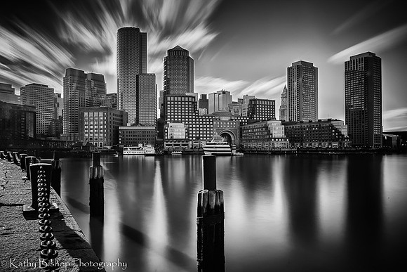 Clouds Racing over Boston