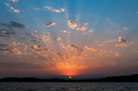 Sunset on Cass Lake